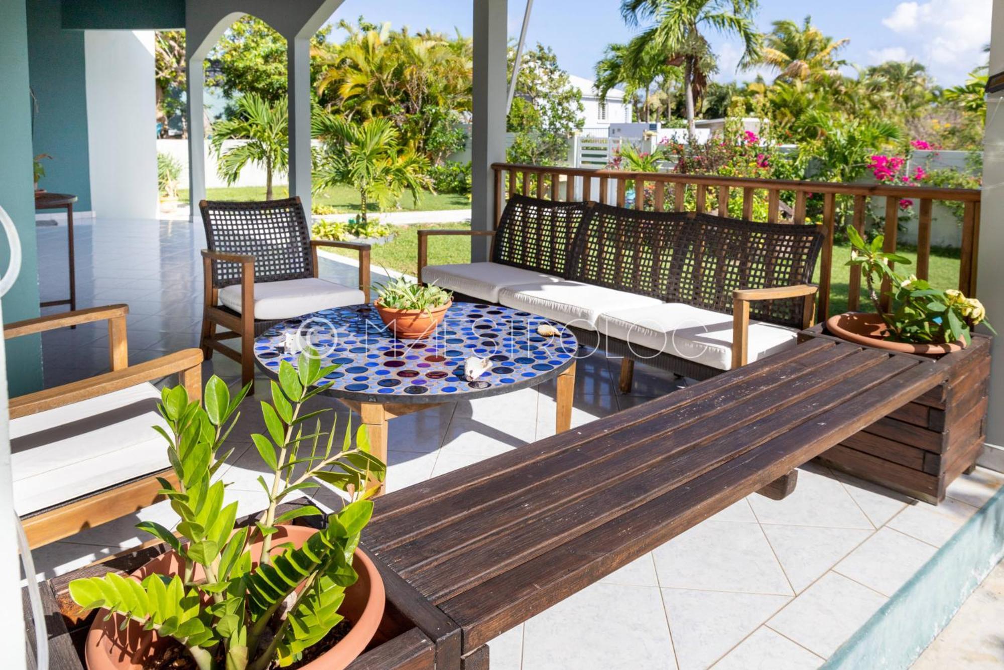 Villa L'Artist En Bord De Mer Avec Piscine Privee Sainte-Rose Luaran gambar